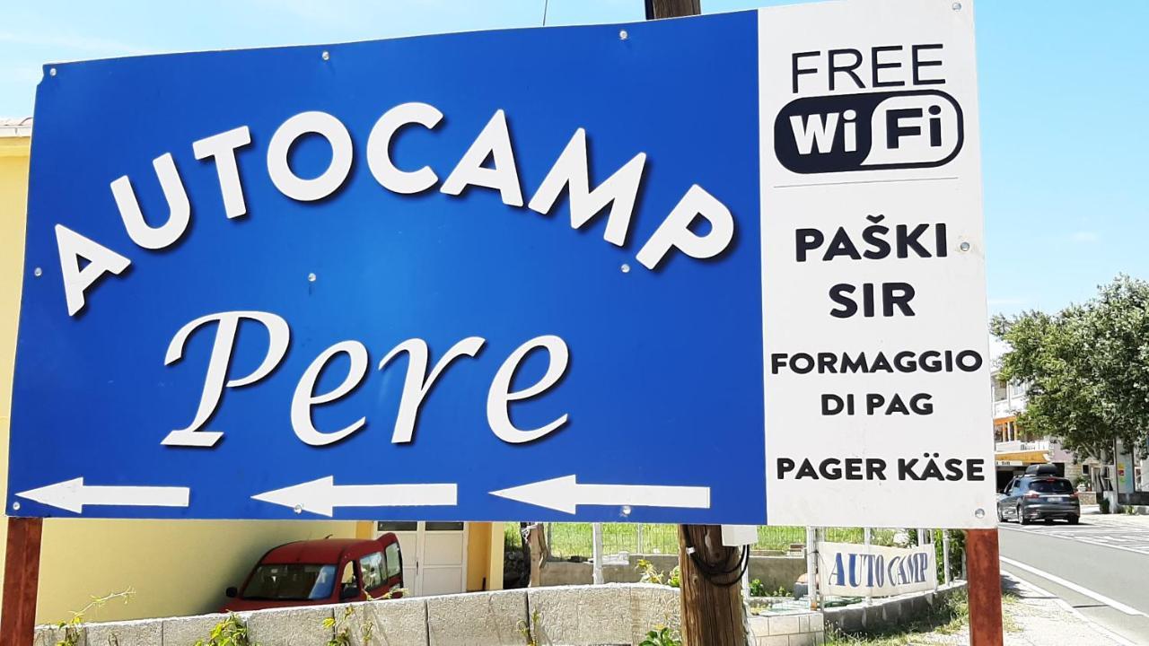 Camp Pere Hotell Pag Town Eksteriør bilde